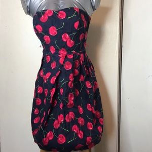 Cherry print dress